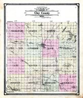 County Outline Map, Clay County 1909